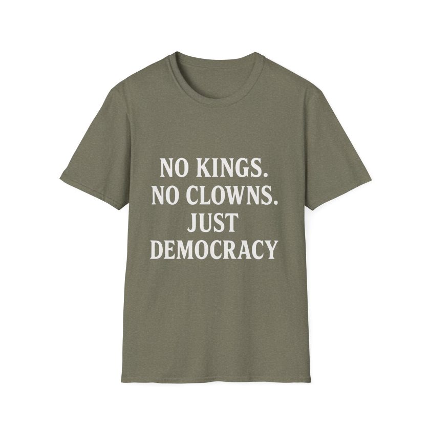 Democracy Statement Tee , Casual Unisex - Image 10