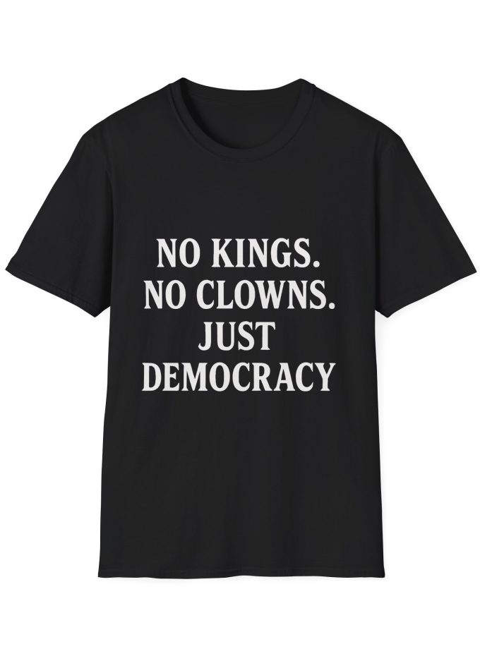 Democracy Statement Tee , Casual Unisex