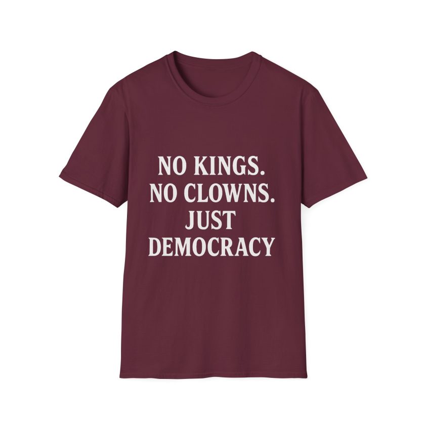 Democracy Statement Tee , Casual Unisex - Image 6