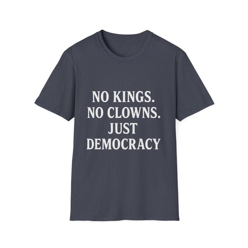 Democracy Statement Tee , Casual Unisex - Image 24